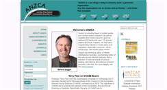 Desktop Screenshot of anzca.net